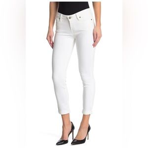 Paige Hoxton Crop Jeans Crisp White size 31